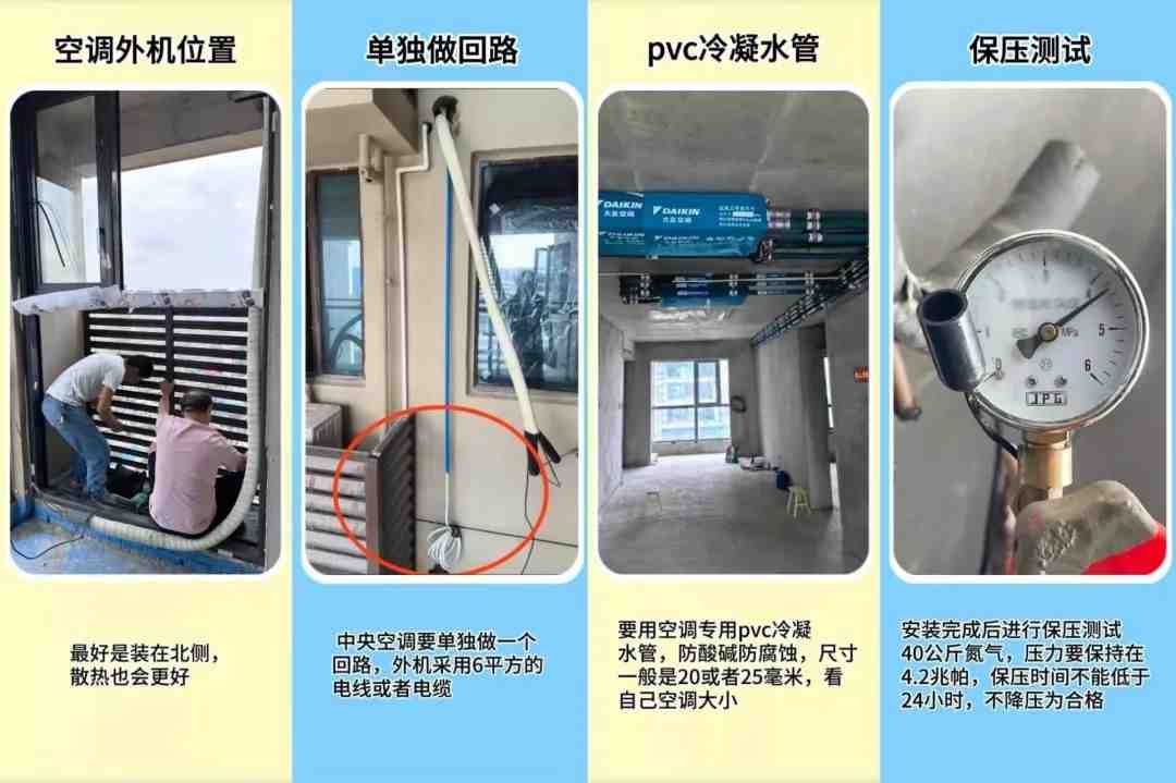 中央空调室外机安装